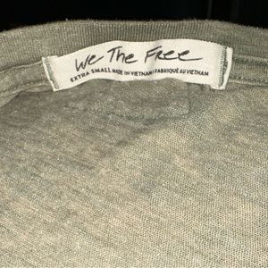 We The Free sage green lightweight oversized tee, no size tag
